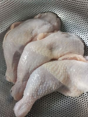 洗干净（鸡大腿）