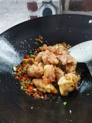 E aggiungi il pollo