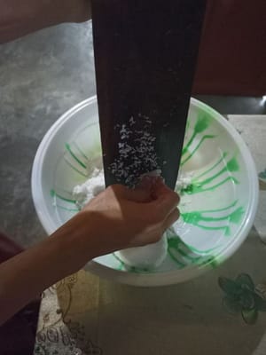 Quindi grattugiare il cocco
