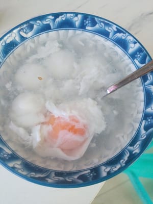 Put it in a bowl and wait for it to cool down
