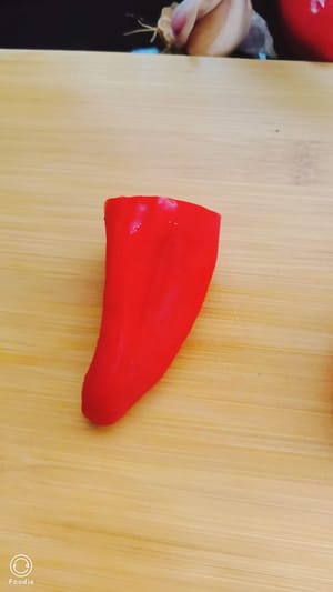setengah paprika merah