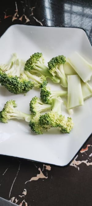 Lavez les fleurons de brocoli