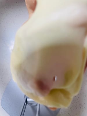 add salt and melt butter, then knead! The goal is to create a 
