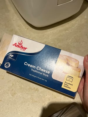 125 g de queso crema (temperatura ambiente)