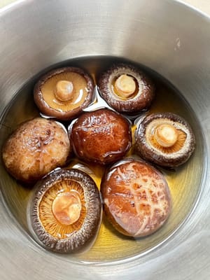 之後，沖洗乾淨，浸泡過夜。