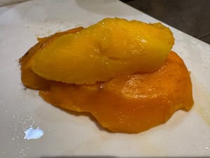 half a Thai mango