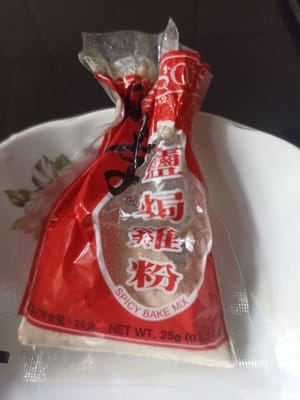 preparato in polvere per dolci piccanti