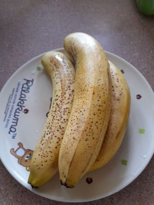 3 plátanos maduros 400 gr