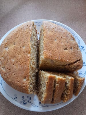 Receta de pastel de plátano con solo 2 huevos
