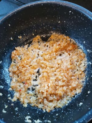 rühren, bis goldbraun