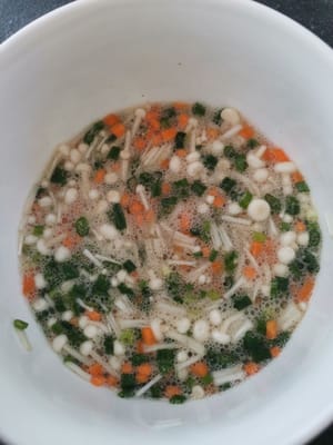then stir until evenly mixed