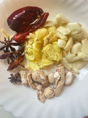 像這樣準備所有的調味品