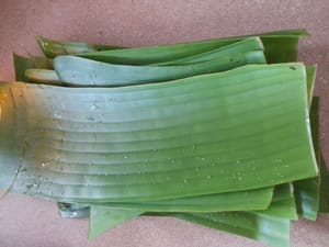 Banana leaves to taste