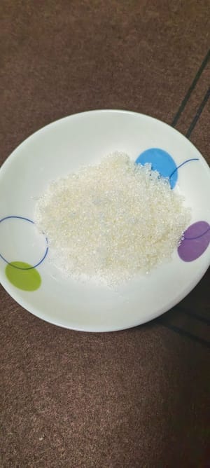 etwas weißer Zucker