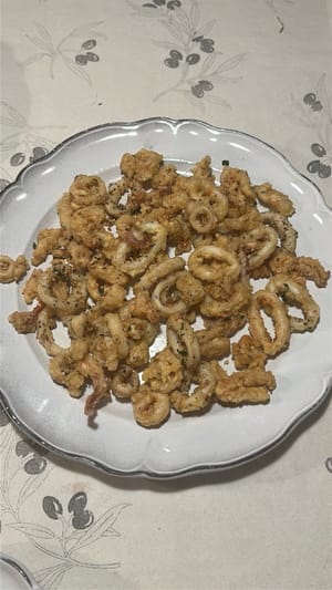 Calamares con sal y pimienta