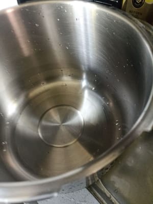 Bereiten Sie einen Instant Pot vor