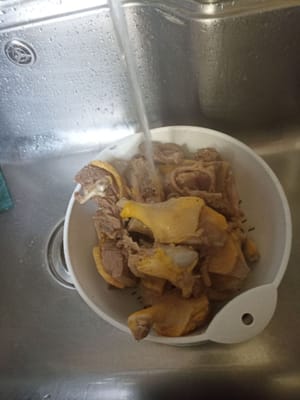 Waschen und nochmal reinigen