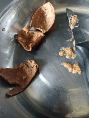 清洗橙皮内部