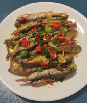 Servire su un piatto e buon appetito!