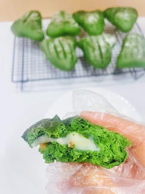 Matcha Mochi Cheese Soft European Style