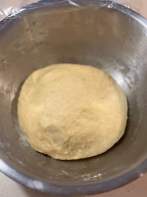 麵團準備好後，應該看起來像這樣