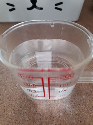 毫升水