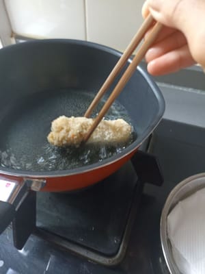 Die Nuggets einzeln dazugeben.
