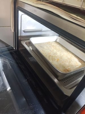 Nachdem es gekocht ist