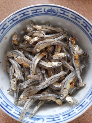 凤尾鱼（洗干净）