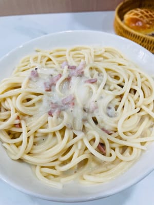 The beast said he wanted to eat spaghetti~