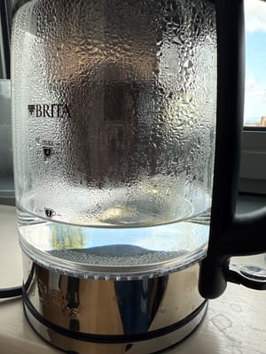 boiling water