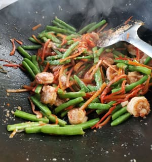 then add (salt, sugar and oyster sauce)