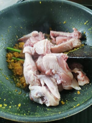 puis mettre le poulet