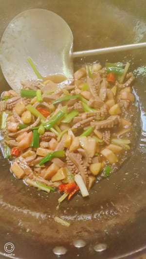 关火出锅盛碟