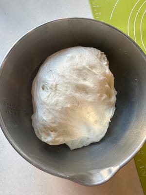 Última serie de estiramiento y plegado.