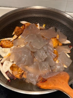 Followed by konjac, bamboo shoots and lastly potatoes