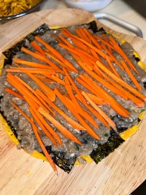 suivi de carottes râpées