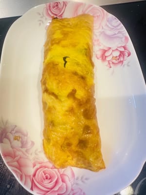 完成後，切成小塊。