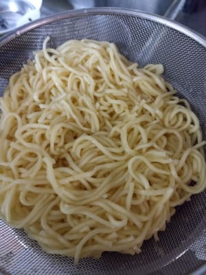 然後瀝乾