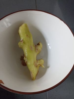半指長的薑
