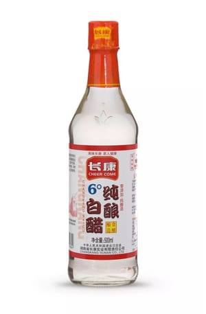 3 tablespoons of white vinegar