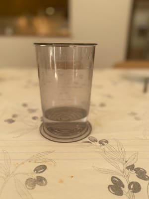 1/2 杯水