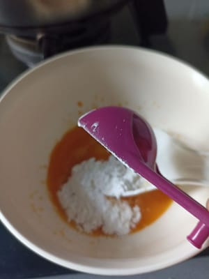 Tambahkan 1tbsp corn starch