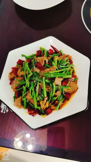 sajikan di piring, makan perlahan