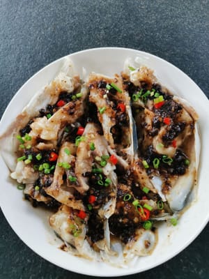 kukus ikan sudah matang Dan siap untuk dihidangkan