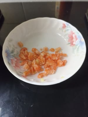 切碎的虾米