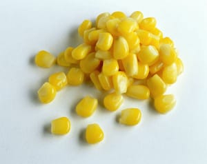 sekitar 30 gram biji jagung