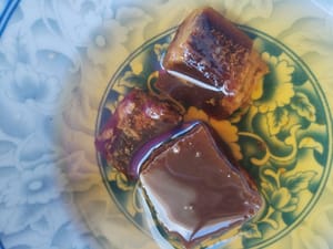 Put brown sugar in water and wait until it dissolves.