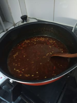 Aduk aduk dan matikan api