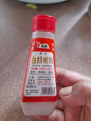 /2茶匙胡椒粉
